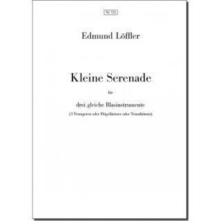 Kleine Serenade für 3 Trompeten  (3 Flügelhörner, 3 Tenorhörner)  Partitur