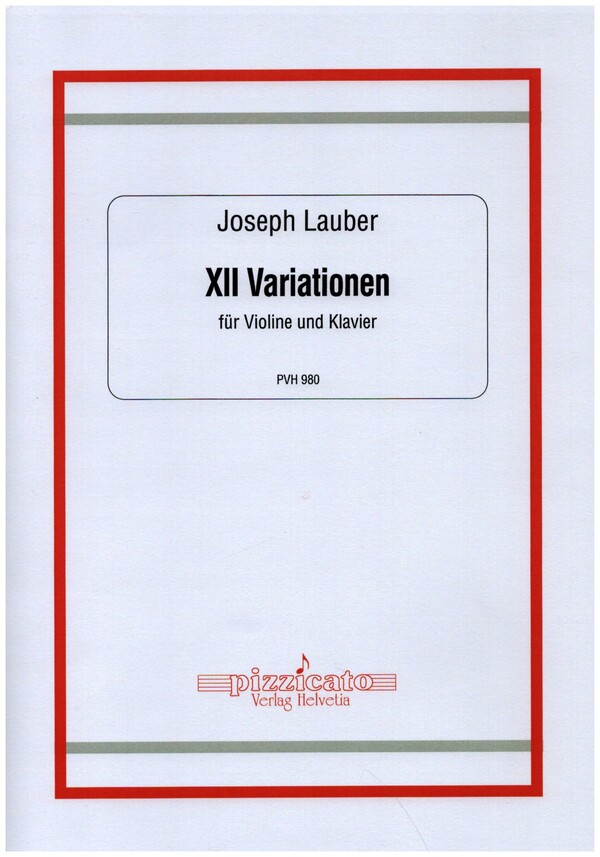 12 Variationen  für Violine und Klavier  