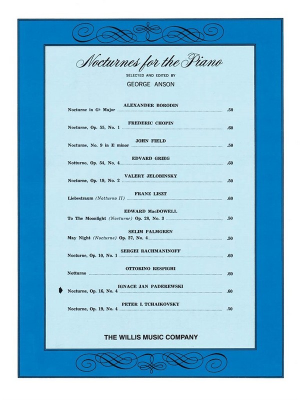 Nocturne op.16,4  for piano  