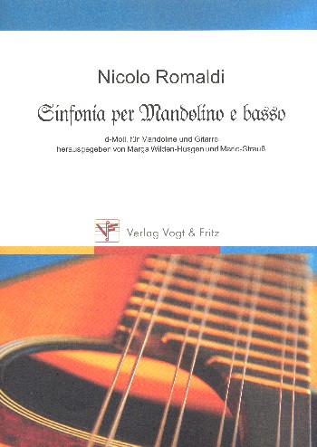 Sinfonia per mandolino e basso  d-Moll für Mandoline und Gitarre  Partitur und Stimmen