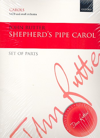 Shepherd's Pipe Carol for  mixed chorus and small orchestra  set of parts (4-4-3-2-1)
