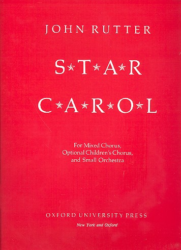 Star Carol  for mixed chorus, opt. children's chorus and small orchestra  full score