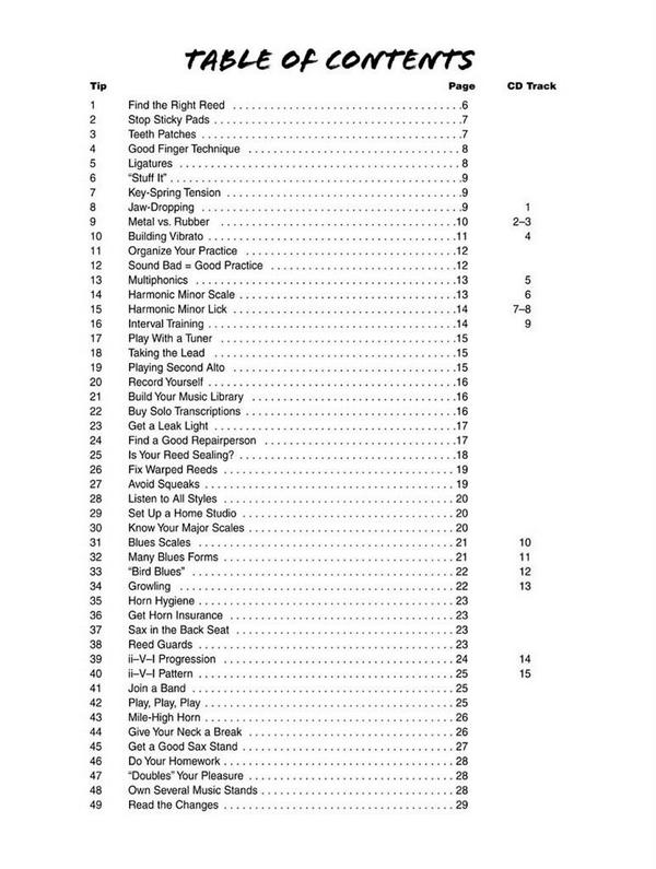 101 Saxophone Tips (+CD) (en)    