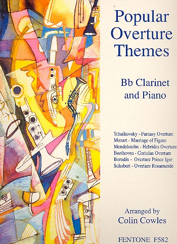 Popular Ouverture Themes  for clarinet and piano  