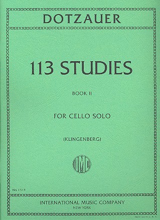 113 Studies vol.2  for violoncello  