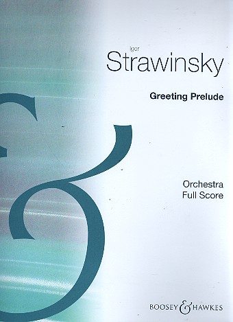 Greeting Prelude&nbsp;&nbsp;für Orchester&nbsp;&nbsp;Partitur