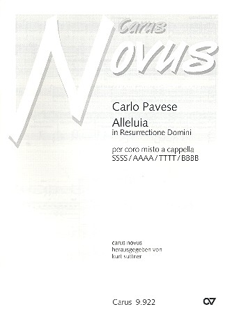 Alleluia in Resurrectione Domini&nbsp;&nbsp;für gem Chor a cappella&nbsp;&nbsp;