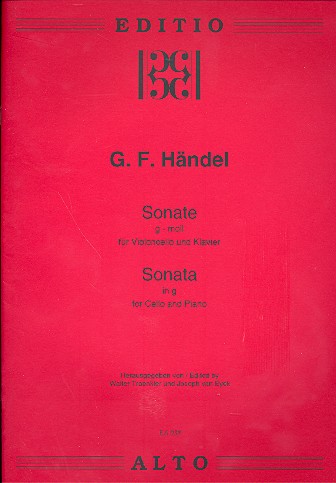 Sonate g-Moll &nbsp;&nbsp;für Violoncello und Klavier&nbsp;&nbsp;
