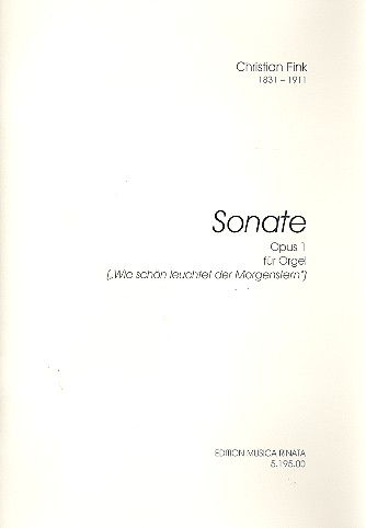Sonate g-Moll op.1  für Orgel  