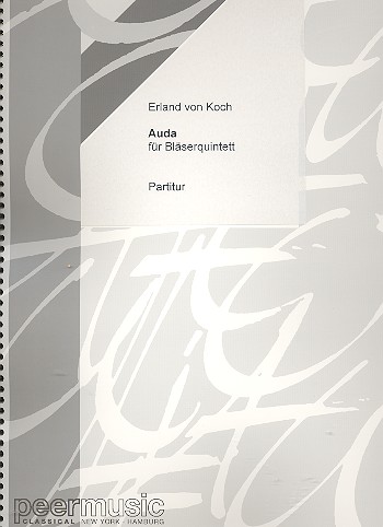 Auda  für Blechbläserquintett  Partitur und Stimmen