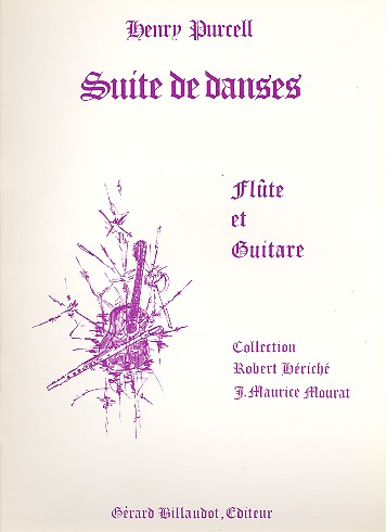 Suide de Danses pour flute et&nbsp;&nbsp;guitare&nbsp;&nbsp;partition+partie de flute