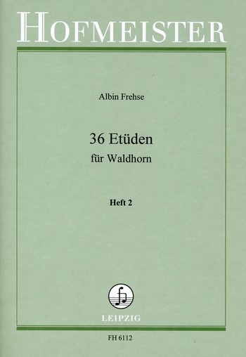 36 Etüden Band 2  für Waldhorn  