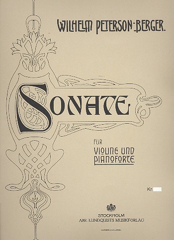 Sonate e major no.1 for violin  and piano  