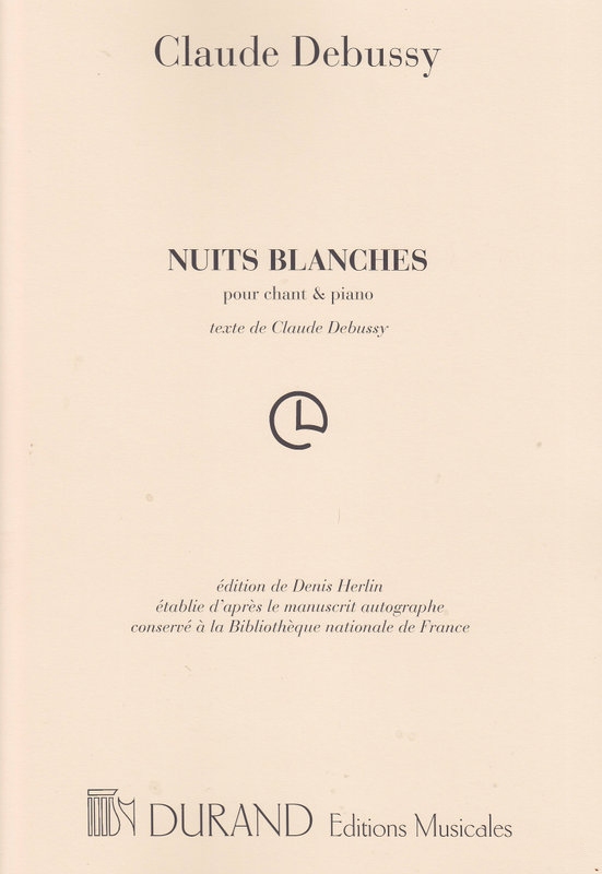 Nuits blanches pour chant et piano    