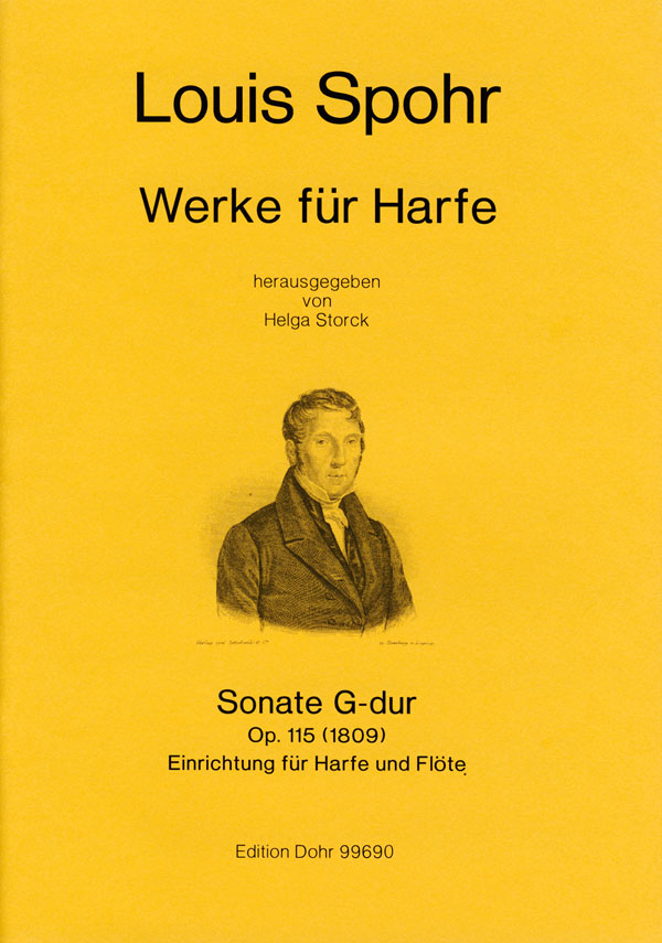 Sonate G-Dur op.115 für Flöte  und Harfe (1809)  
