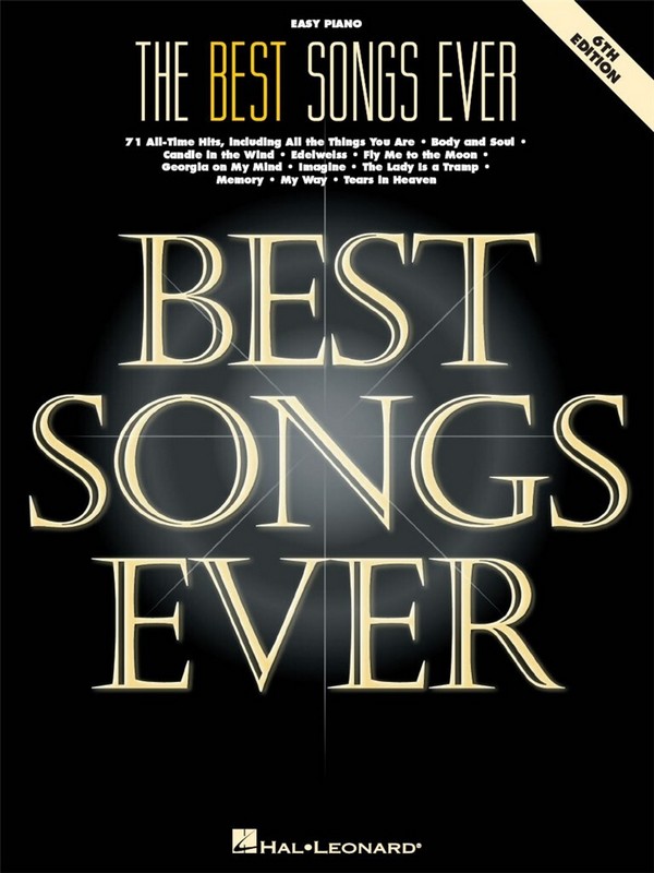 Best Songs Ever: Songbook for&nbsp;&nbsp;easy piano&nbsp;&nbsp;