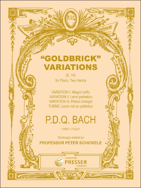 Goldbrick Variations S.14 for  piano 2 hands  