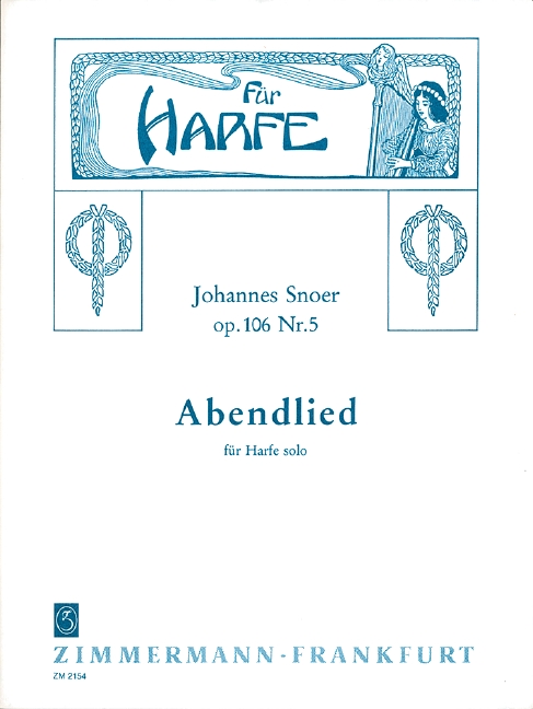 Abendlied op.106,5&nbsp;&nbsp;für Harfe&nbsp;&nbsp;