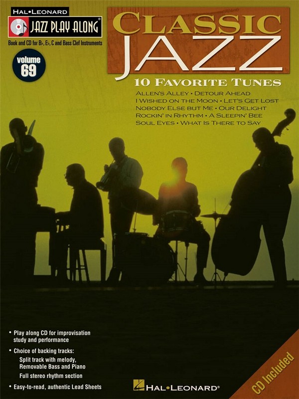 Classic Jazz (+CD): for Bb, Eb, C&nbsp;&nbsp;and Bass Clef Instruments&nbsp;&nbsp;Jazz Playalong vol.69