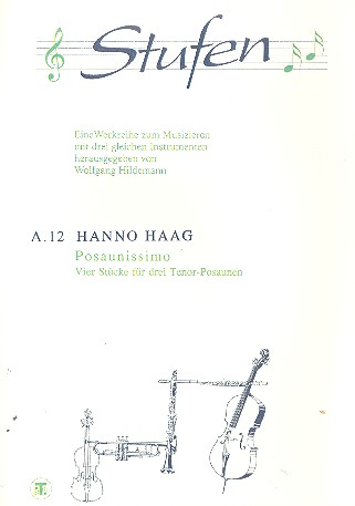 Posaunissimo op.43 4 Stücke für  3 Tenorposaunen  Partitur+Stimmen
