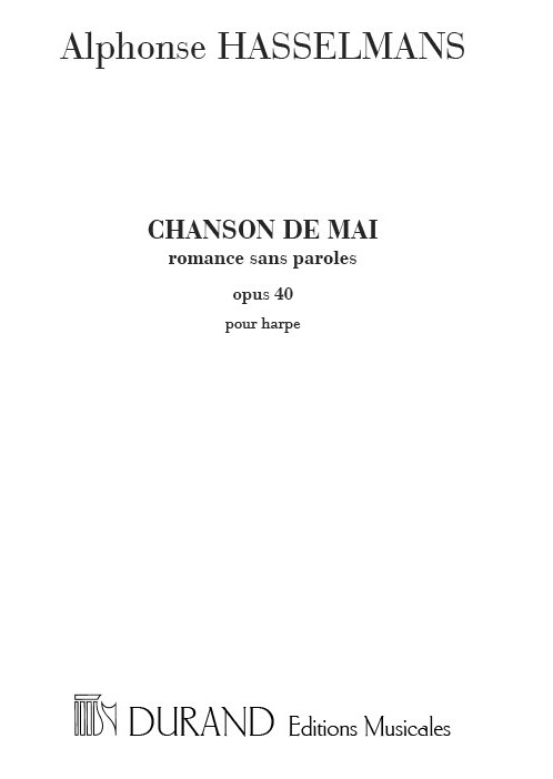 Chanson de Mai op.40&nbsp;&nbsp;Romance sans paroles pour harpe&nbsp;&nbsp;