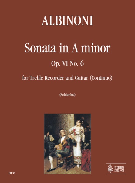 Sonata la minore op.6,6 per flauto&nbsp;&nbsp;dolce contralto e chitarra (bc)&nbsp;&nbsp;