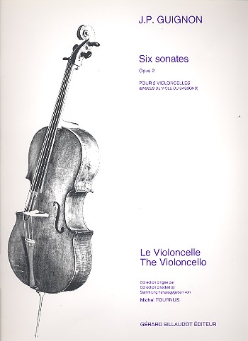 6 sonates op.2 pour 2 violoncelles&nbsp;&nbsp;(basse de violon, bassoons)&nbsp;&nbsp;partition