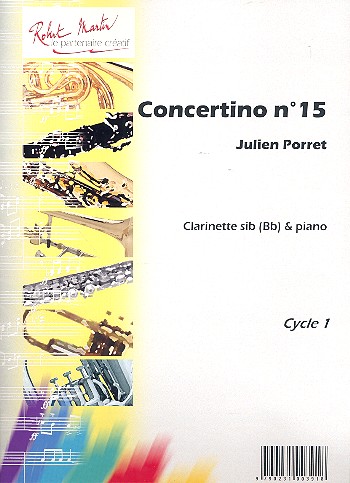 Concertino Nr.15  für Klarinette und Klavier  