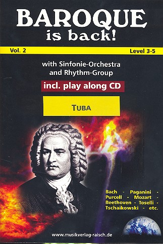 Baroque is back (+CD) vol.2  für Tuba  