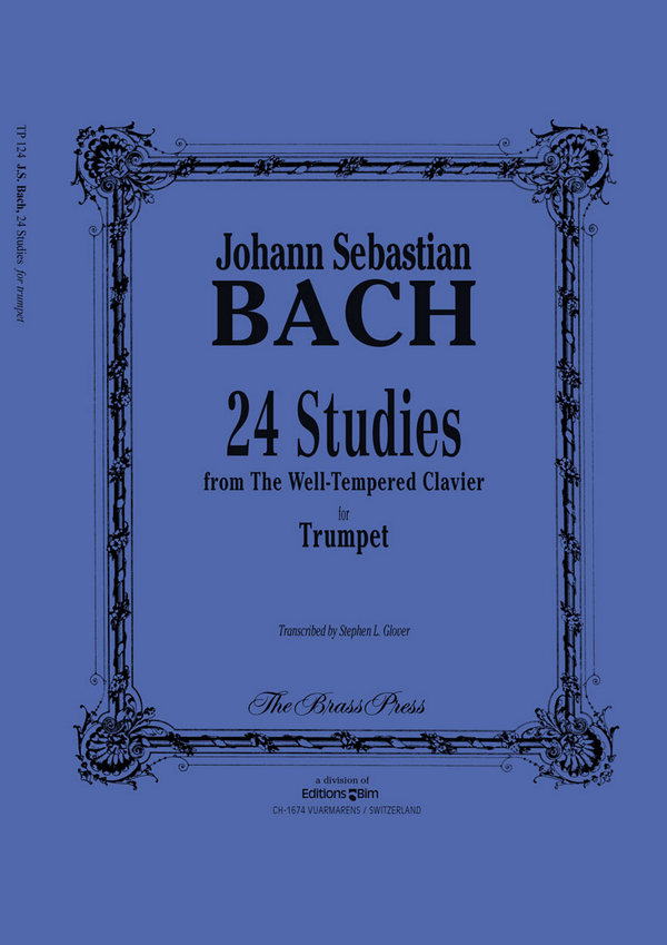 24 Studies from the well-tempered&nbsp;&nbsp;clavier for trumpet&nbsp;&nbsp;