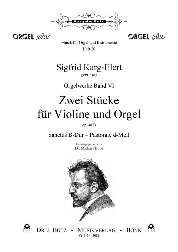 2 Stücke op.48b  für Violine und Orgel  
