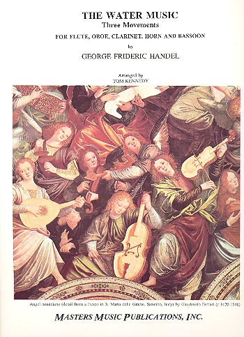 The Water Music - 3 movements &nbsp;&nbsp;for flute, oboe, clarinet, horn and bassoon&nbsp;&nbsp;score and parts