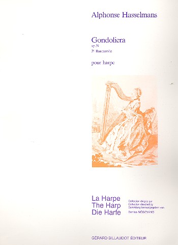 Gondoliera op.39 Barcarolle no.2&nbsp;&nbsp;pour harpe&nbsp;&nbsp;