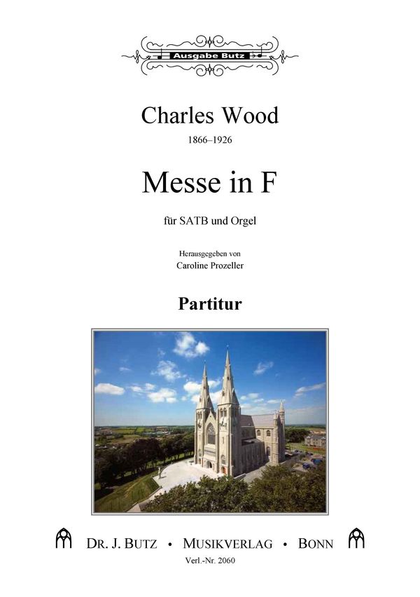 Messe F-Dur&nbsp;&nbsp;für gem Chor und Orgel&nbsp;&nbsp;Partitur
