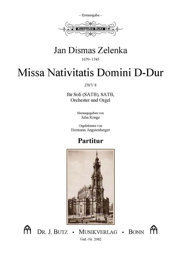 Missa Nativitatis Domini D-Dur&nbsp;&nbsp;für Soli, gem Chor, Orchester und Orgel&nbsp;&nbsp;Partitur