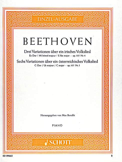 Variationen op.105,3 und op.105,4&nbsp;&nbsp;für Klavier&nbsp;&nbsp;