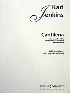 Cantilena  für gemischter Chor (SATB) und Klavier (Blockflöte optional)  Sing- und Spielpartitur