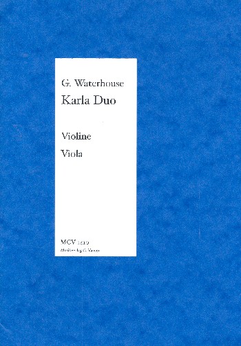 Karla Duo  für Violine und Viola  2 Spielpartituren