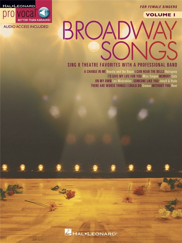 Broadway Songs vol.1 (+CD)&nbsp;&nbsp;for female singers&nbsp;&nbsp;