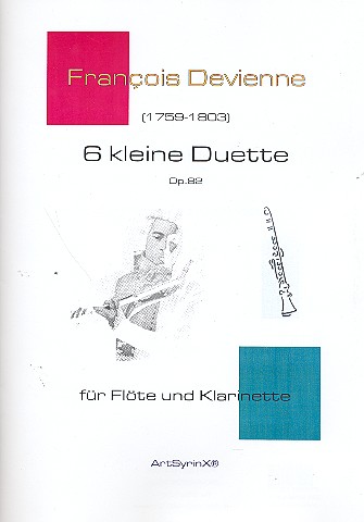 6 kleine Duette op.82  für Flöte und Klarinette  Spielpartitur