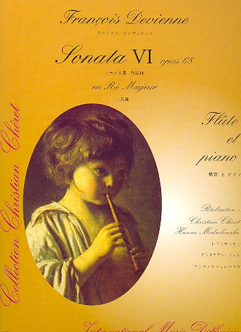 Sonata ré majeur no.6 op.68  pour flute et piano  