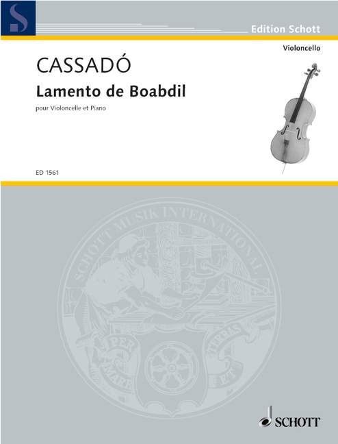 Lamento de Boabdil&nbsp;&nbsp;für Violoncello und Klavier&nbsp;&nbsp;