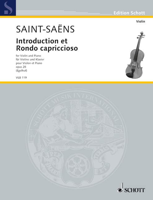 Introduction et Rondo capriccioso op. 28&nbsp;&nbsp;für Violine und Klavier&nbsp;&nbsp;