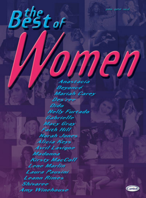The Best of Women:&nbsp;&nbsp;songbook piano/vocal/guitar&nbsp;&nbsp;