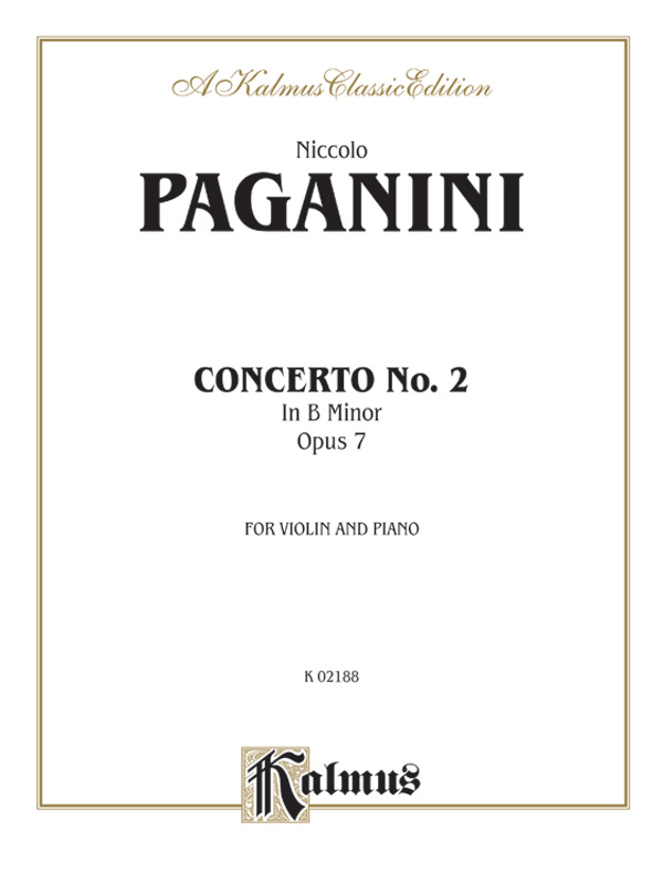 Concerto b minor no.2 op.7 for&nbsp;&nbsp;violin and piano&nbsp;&nbsp;