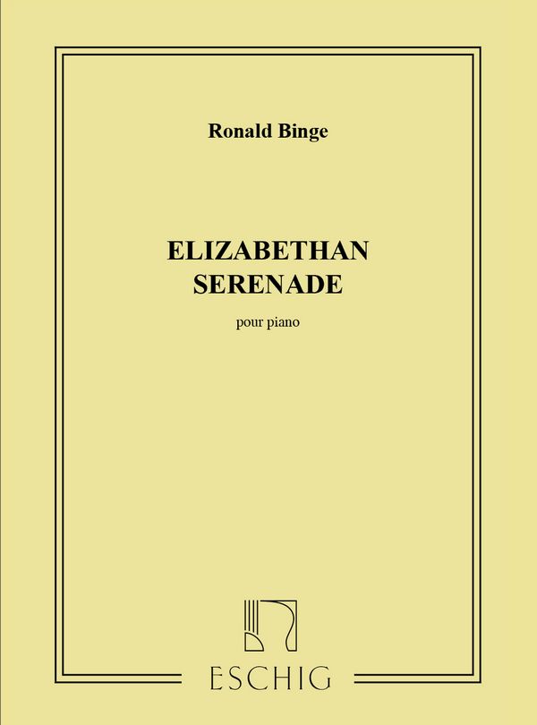 Elisabeth-Serenade  für Klavier  