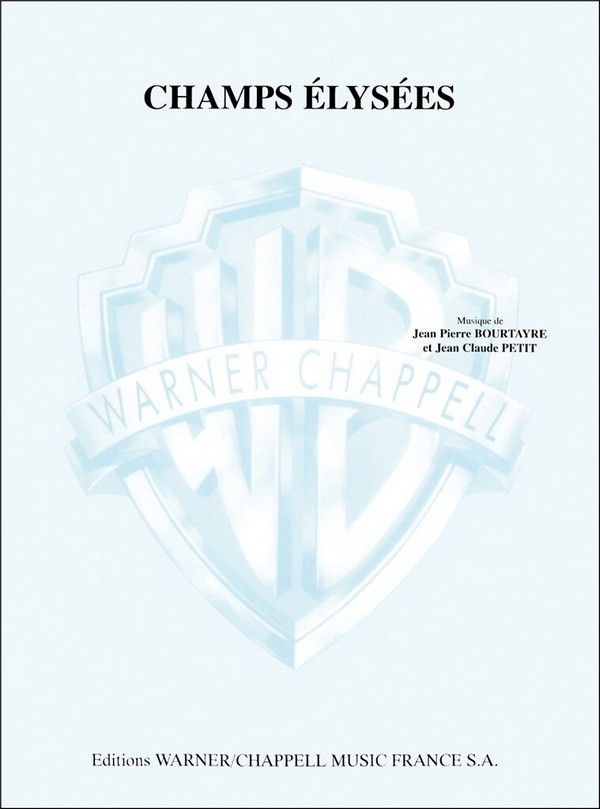 Champs-Élysées: für Klavier&nbsp;&nbsp;&nbsp;&nbsp;