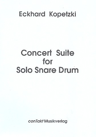 Concert Suite  for snare drum  