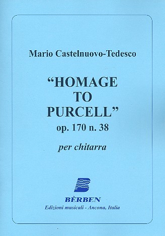 Homage to Purcell op.170,38  für Gitarre  