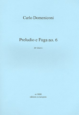 Preludio e Fuga no.6 op.116   für Gitarre  